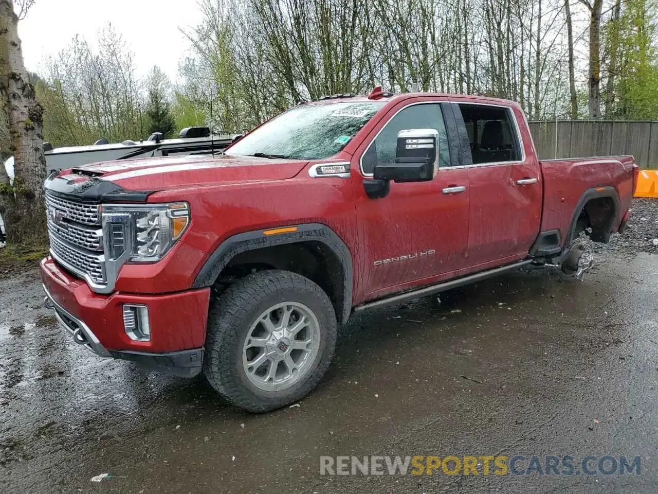 1 Photograph of a damaged car 1GT49WEY6MF297173 GMC SIERRA 2021