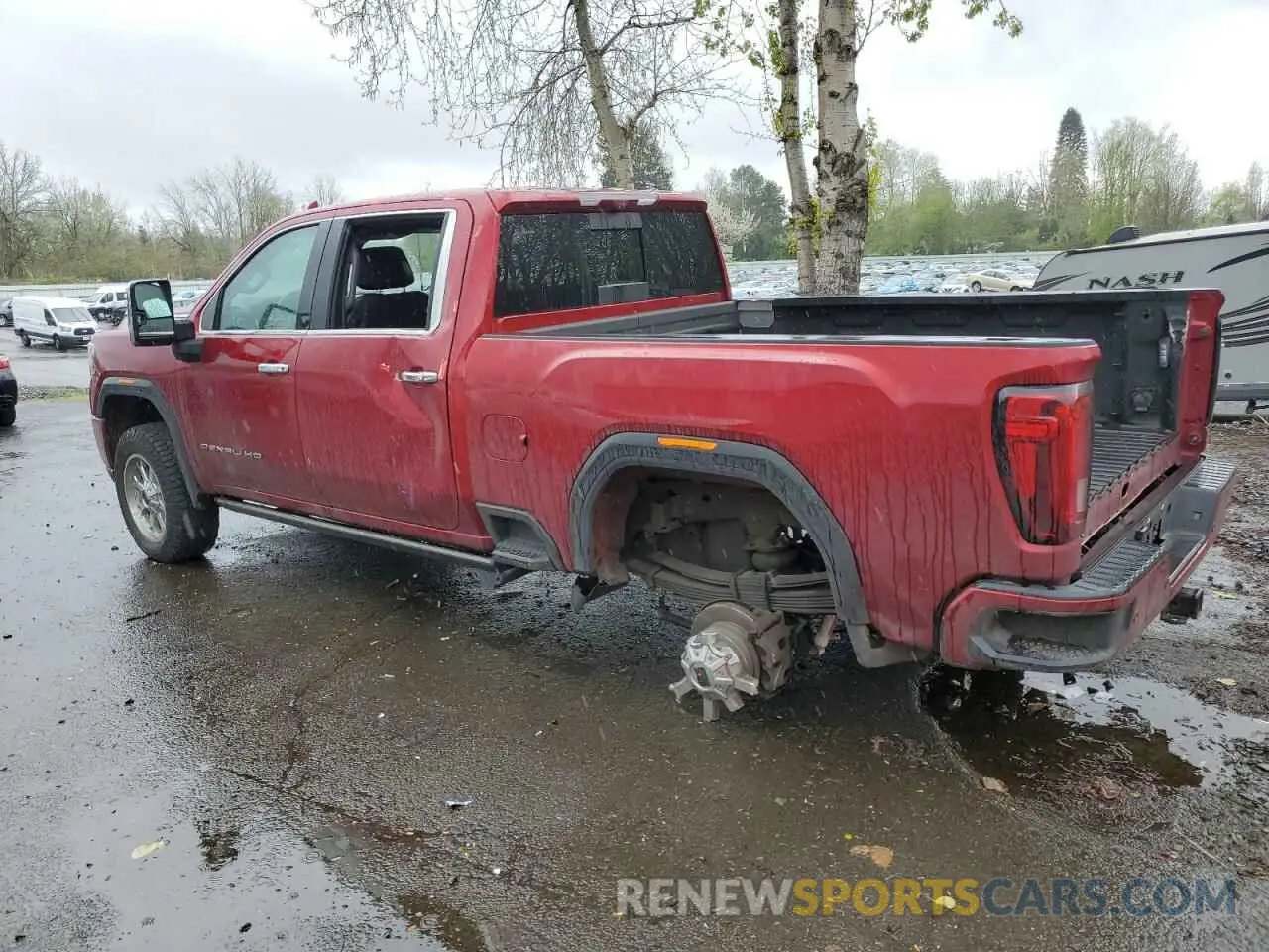 2 Photograph of a damaged car 1GT49WEY6MF297173 GMC SIERRA 2021