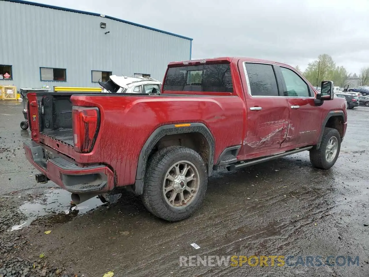 3 Photograph of a damaged car 1GT49WEY6MF297173 GMC SIERRA 2021