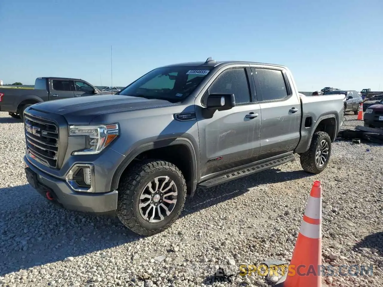 1 Photograph of a damaged car 1GTP9EEL0MZ209843 GMC SIERRA 2021