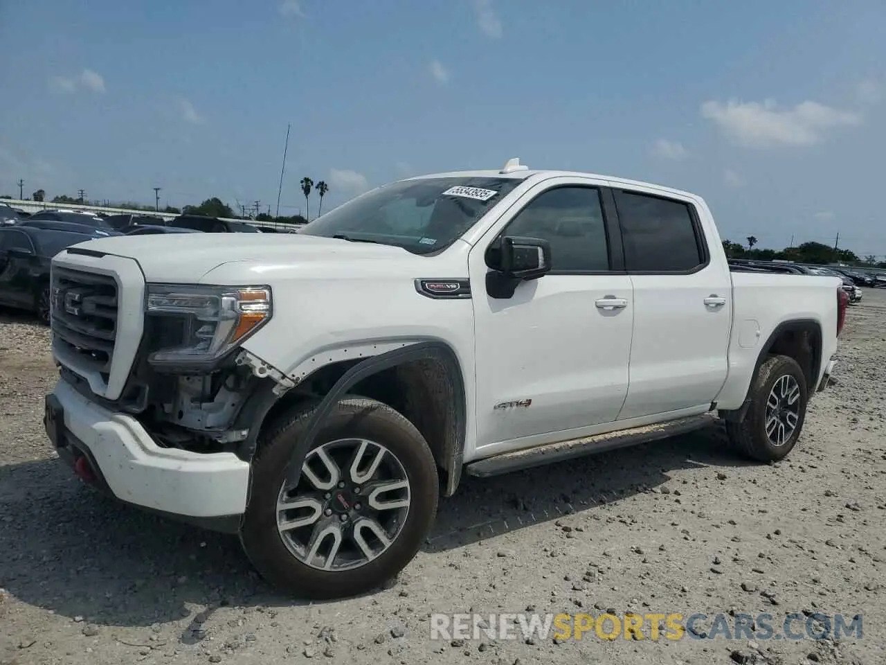 1 Photograph of a damaged car 1GTP9EEL2MZ438329 GMC SIERRA 2021