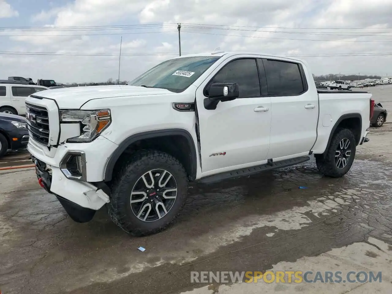 1 Photograph of a damaged car 1GTP9EEL5MZ151180 GMC SIERRA 2021