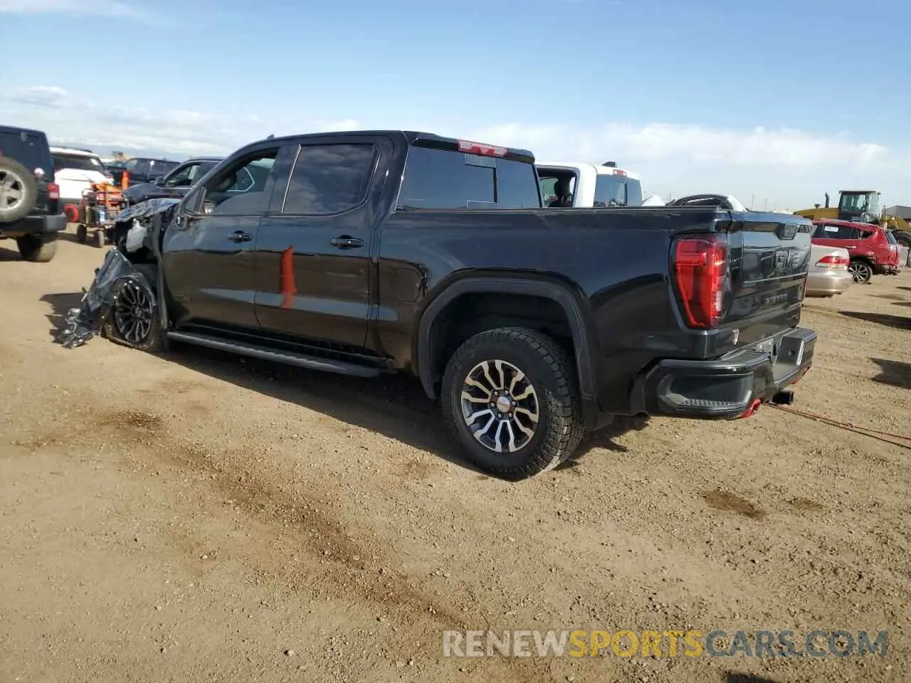 2 Photograph of a damaged car 1GTP9EEL6MZ277760 GMC SIERRA 2021