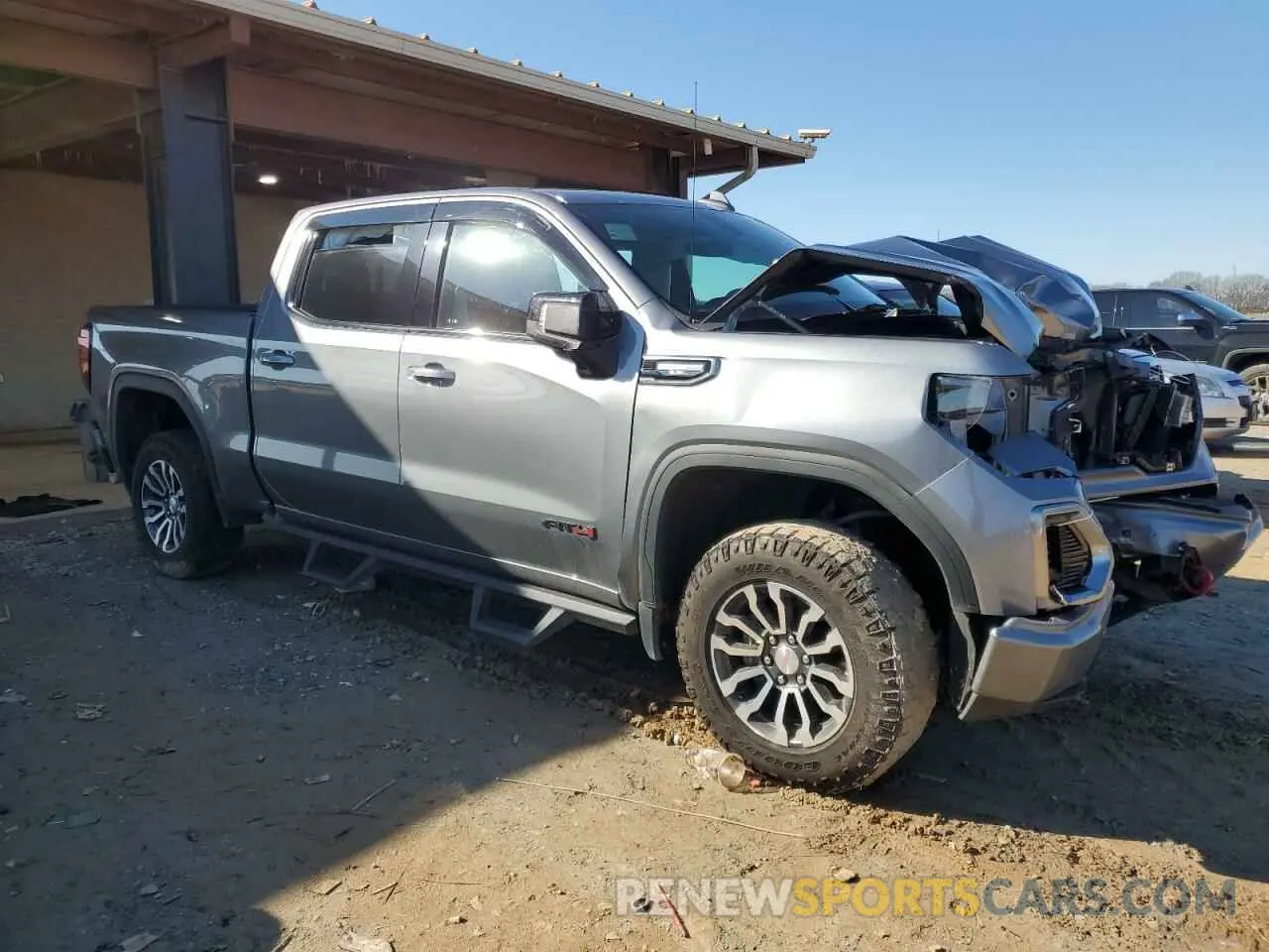 4 Photograph of a damaged car 1GTP9EEL8MZ209878 GMC SIERRA 2021