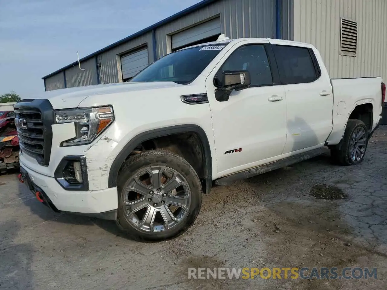1 Photograph of a damaged car 1GTP9EEL9MZ257583 GMC SIERRA 2021
