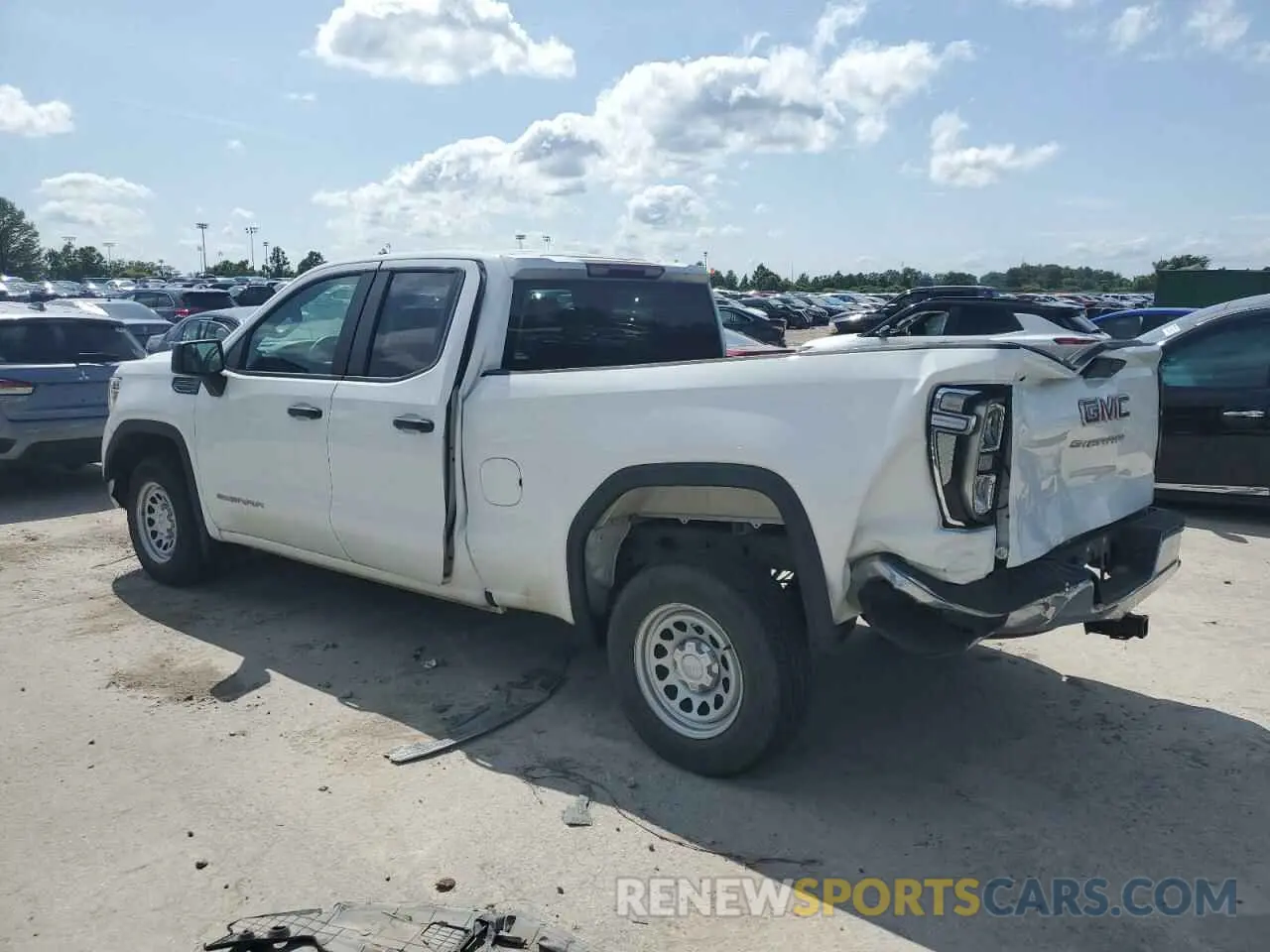 2 Photograph of a damaged car 1GTR8AEF4MZ262155 GMC SIERRA 2021