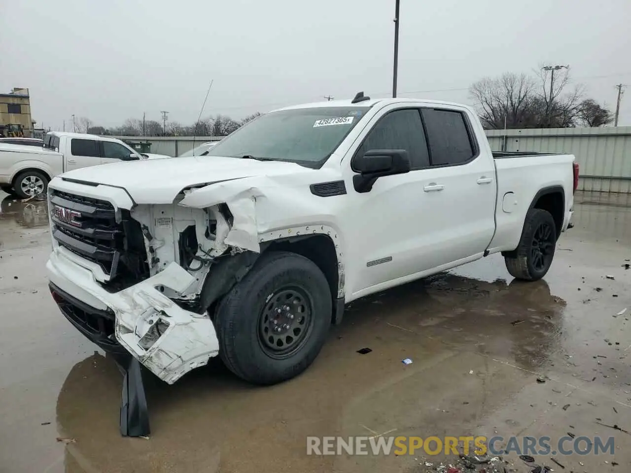 1 Photograph of a damaged car 1GTR8CEK2MZ239904 GMC SIERRA 2021