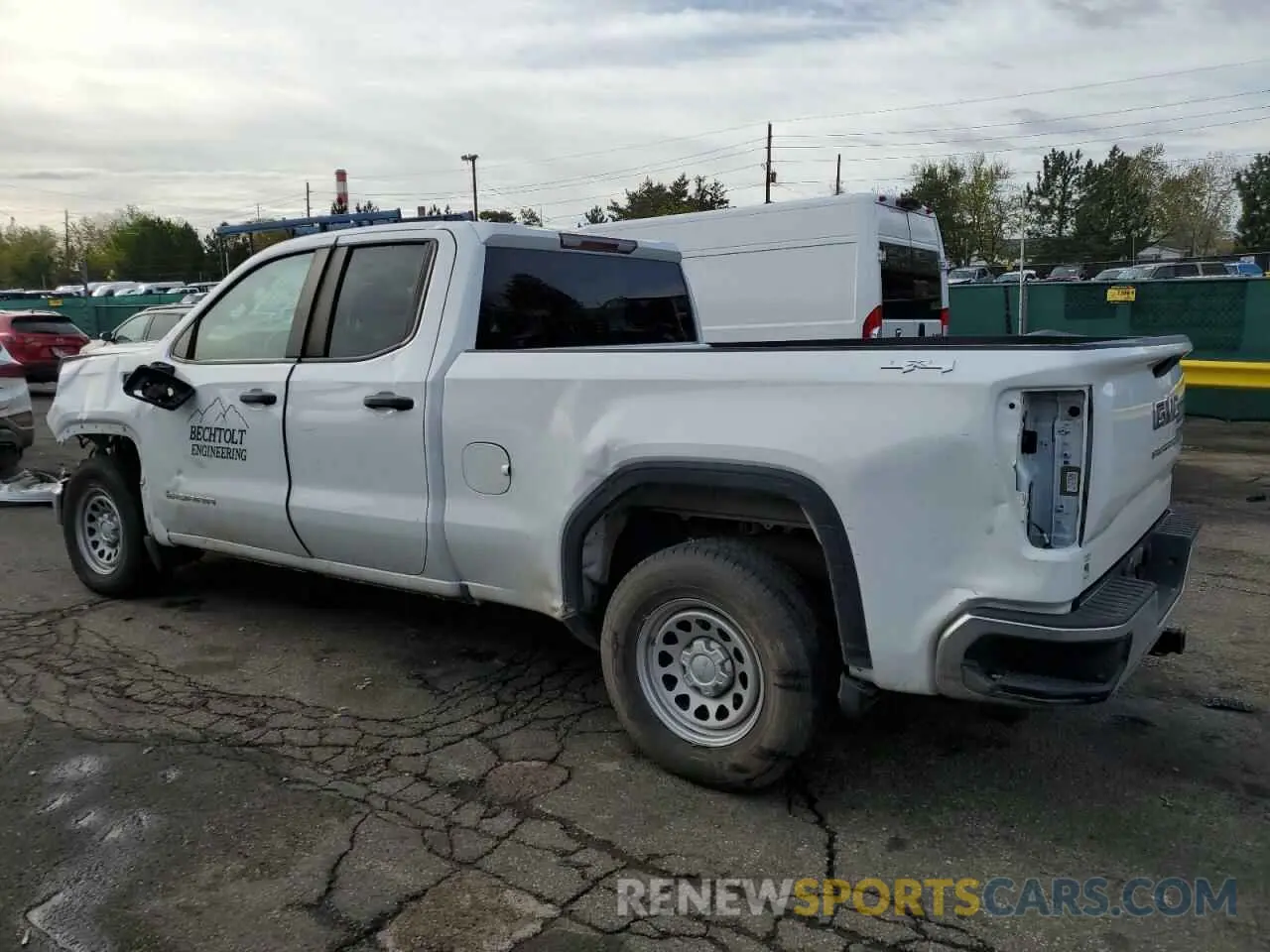2 Photograph of a damaged car 1GTR9AEF1MZ163788 GMC SIERRA 2021