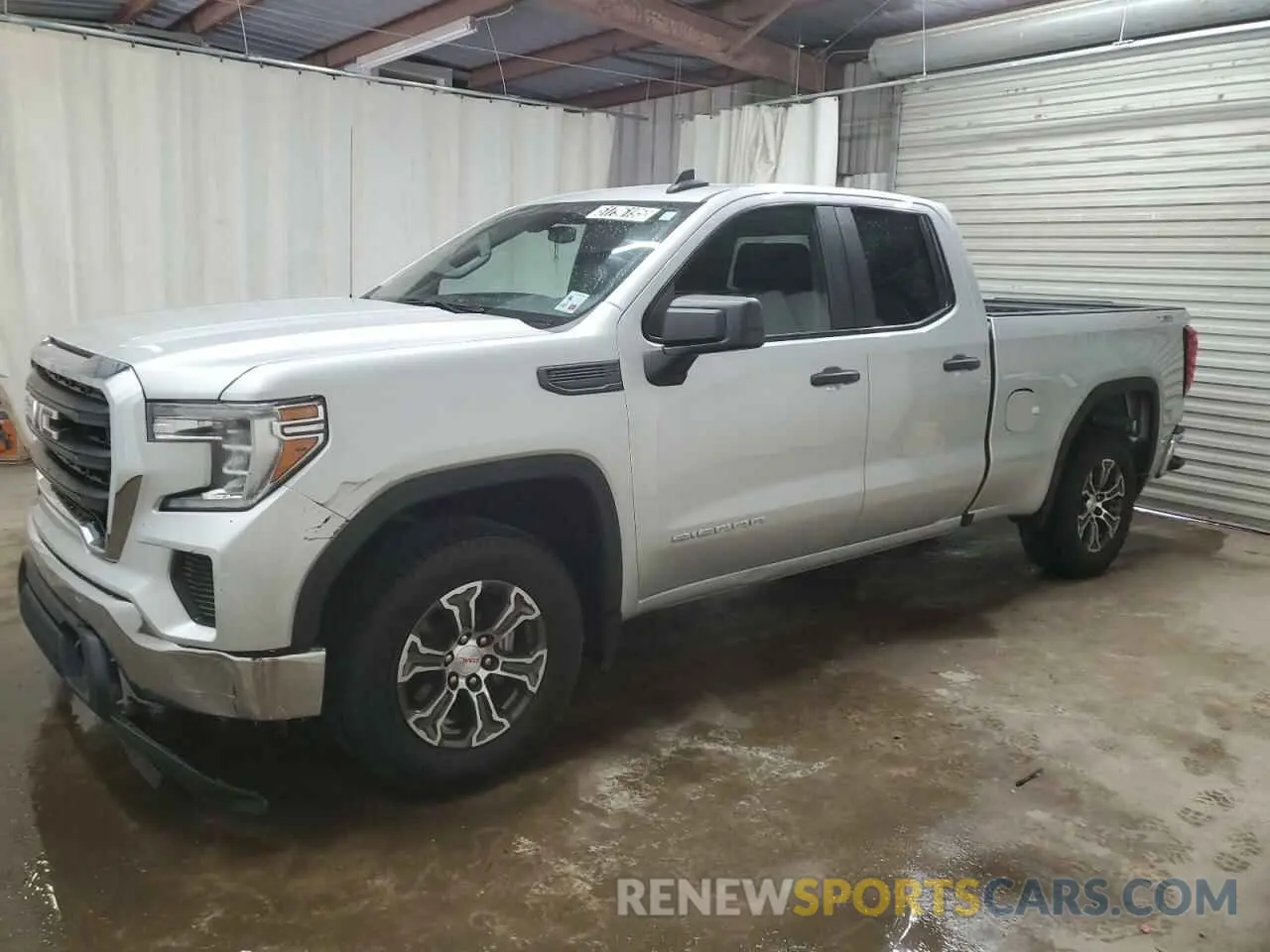 1 Photograph of a damaged car 1GTR9AEF7MZ266648 GMC SIERRA 2021