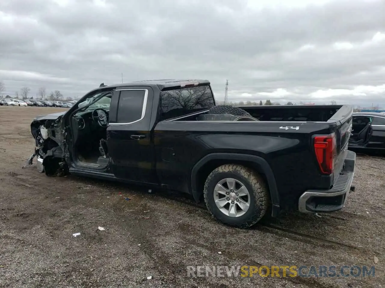 2 Photograph of a damaged car 1GTR9BED3MZ345089 GMC SIERRA 2021