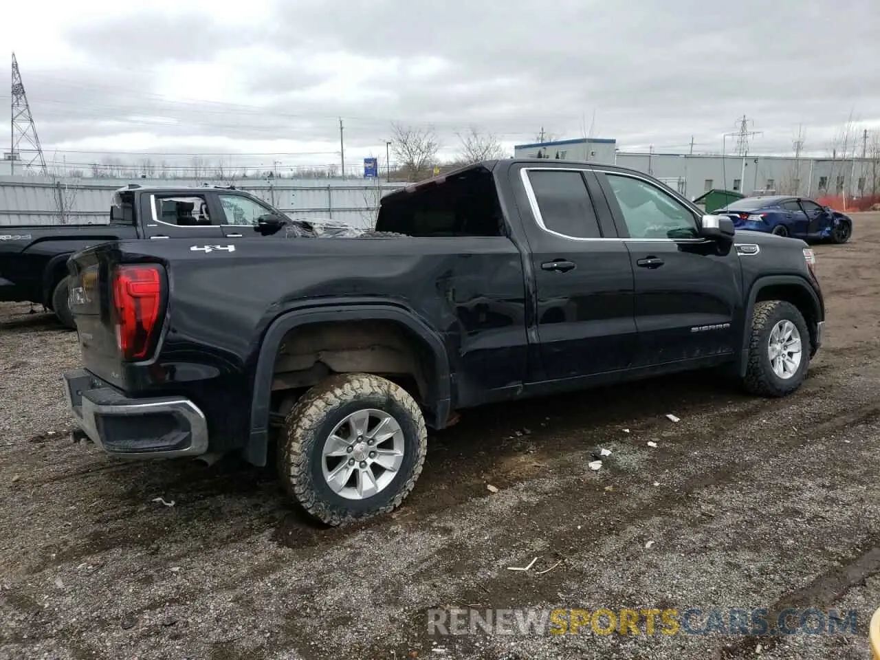 3 Photograph of a damaged car 1GTR9BED3MZ345089 GMC SIERRA 2021