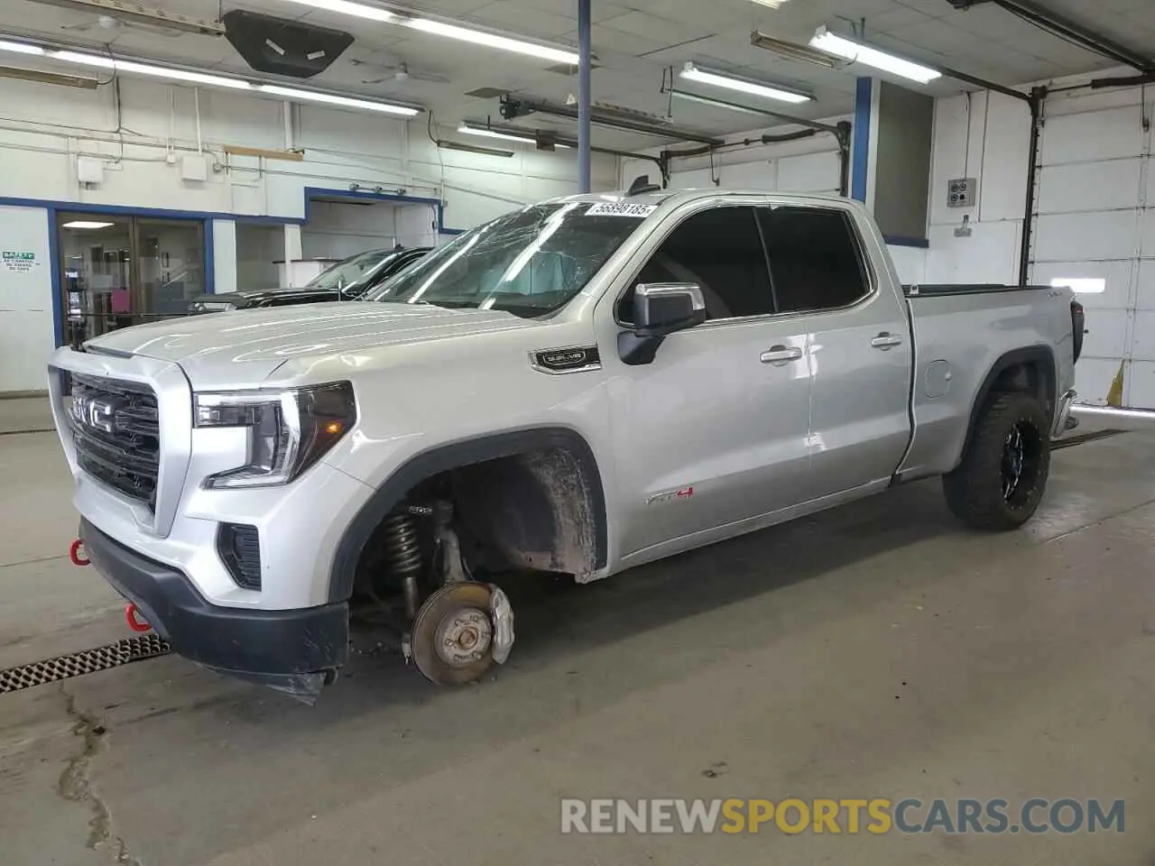 1 Photograph of a damaged car 1GTR9BED8MZ236210 GMC SIERRA 2021