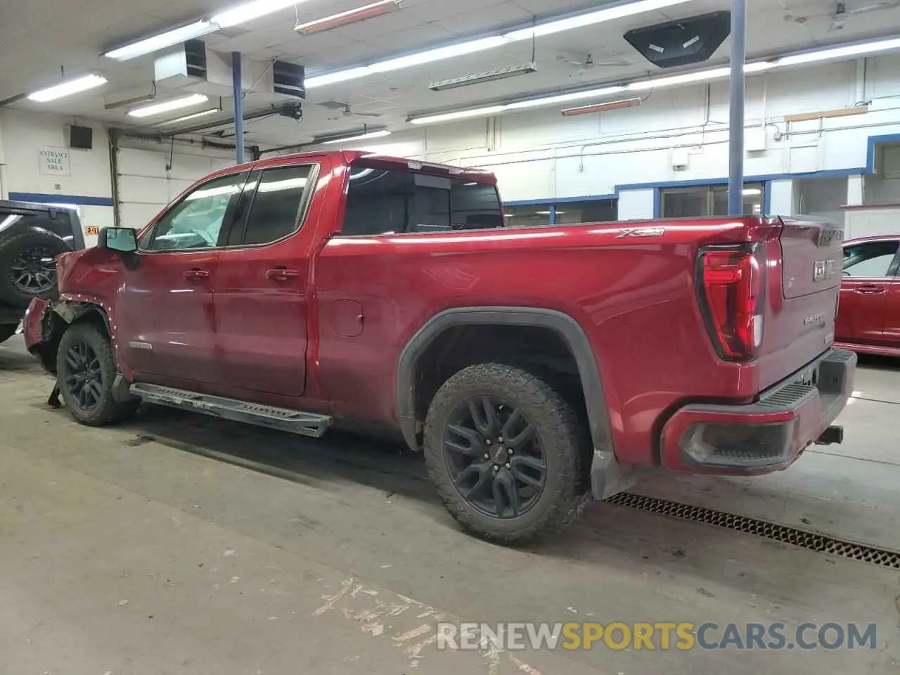 2 Photograph of a damaged car 1GTR9CED9MZ303807 GMC SIERRA 2021