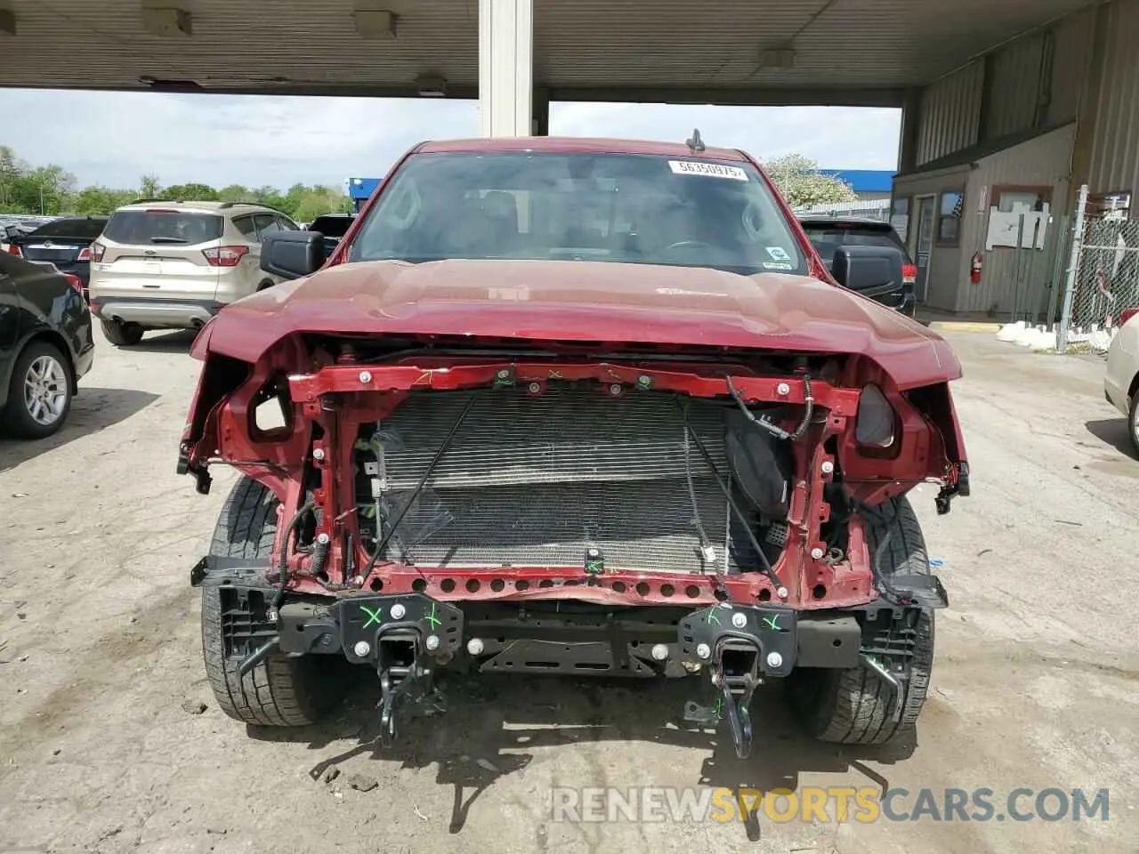 5 Photograph of a damaged car 1GTR9CED9MZ311731 GMC SIERRA 2021