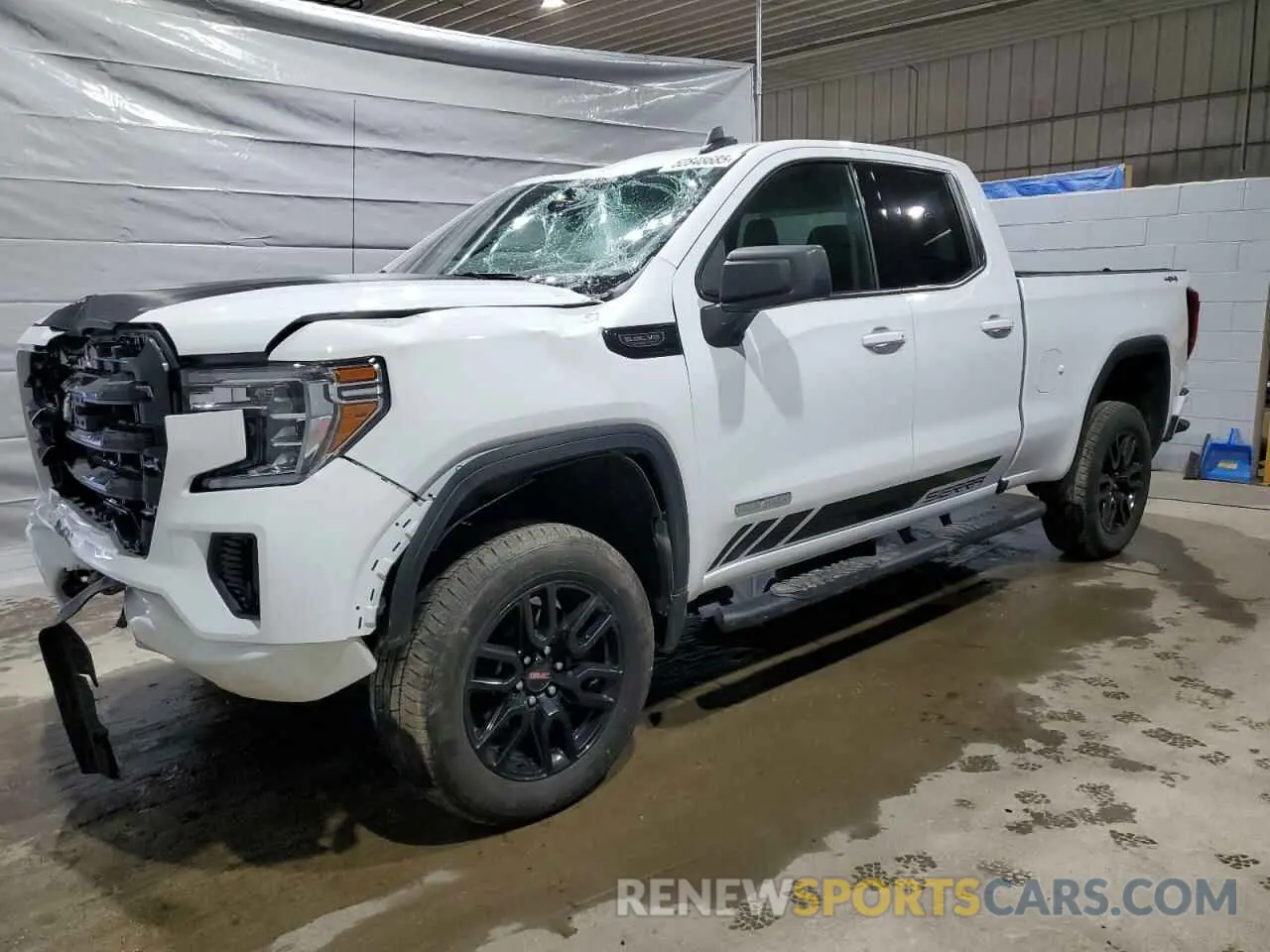 1 Photograph of a damaged car 1GTR9CED9MZ438088 GMC SIERRA 2021