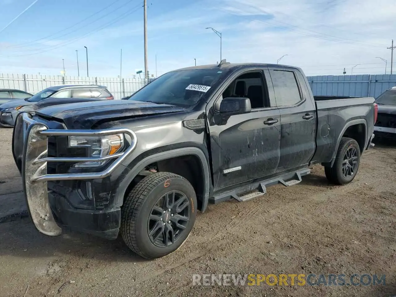 1 Photograph of a damaged car 1GTR9CEKXMZ186320 GMC SIERRA 2021