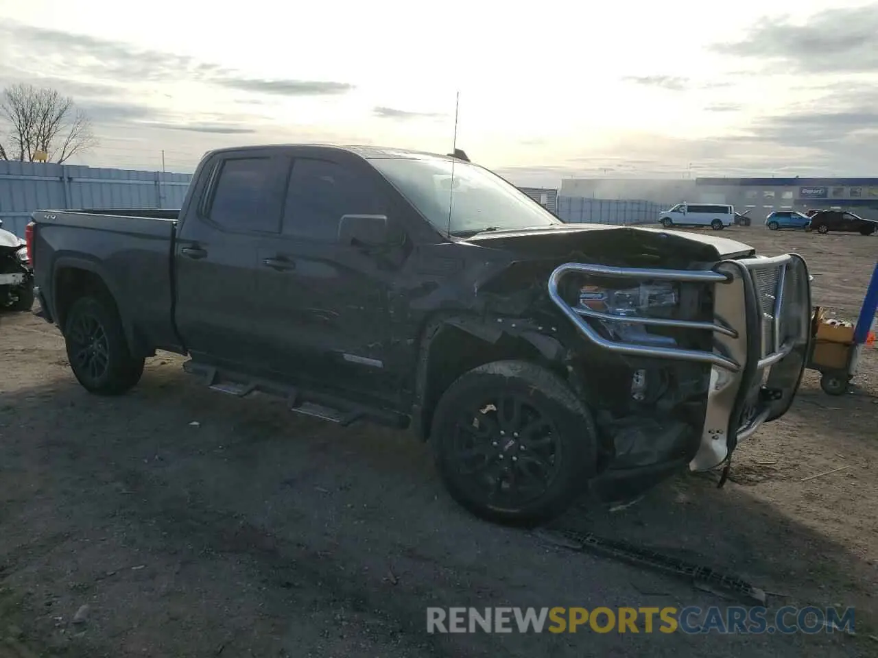 4 Photograph of a damaged car 1GTR9CEKXMZ186320 GMC SIERRA 2021