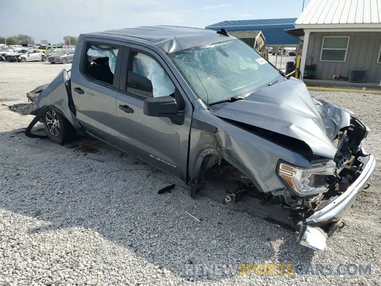 4 Photograph of a damaged car 1GTU9AEF0MZ230990 GMC SIERRA 2021