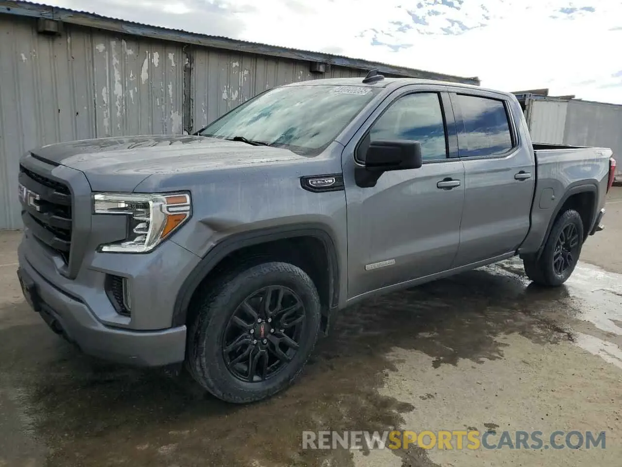 1 Photograph of a damaged car 1GTU9CED8MZ345170 GMC SIERRA 2021