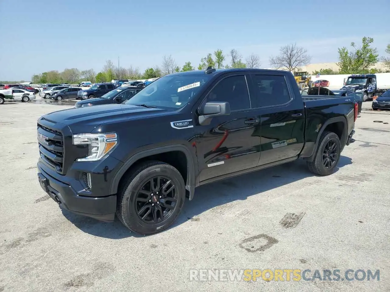 1 Photograph of a damaged car 1GTU9CEDXMZ252585 GMC SIERRA 2021