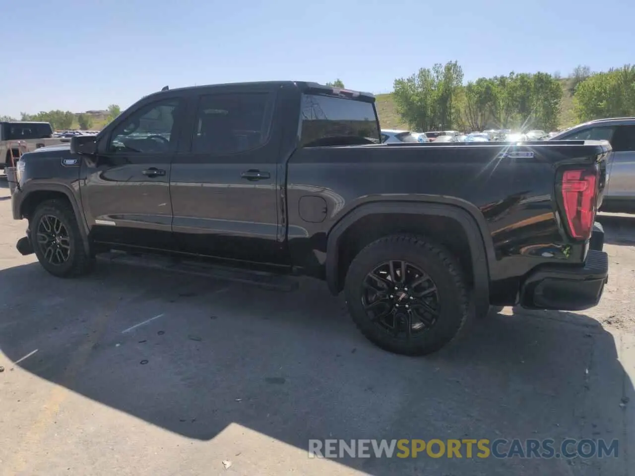 2 Photograph of a damaged car 1GTU9CET0MZ419219 GMC SIERRA 2021