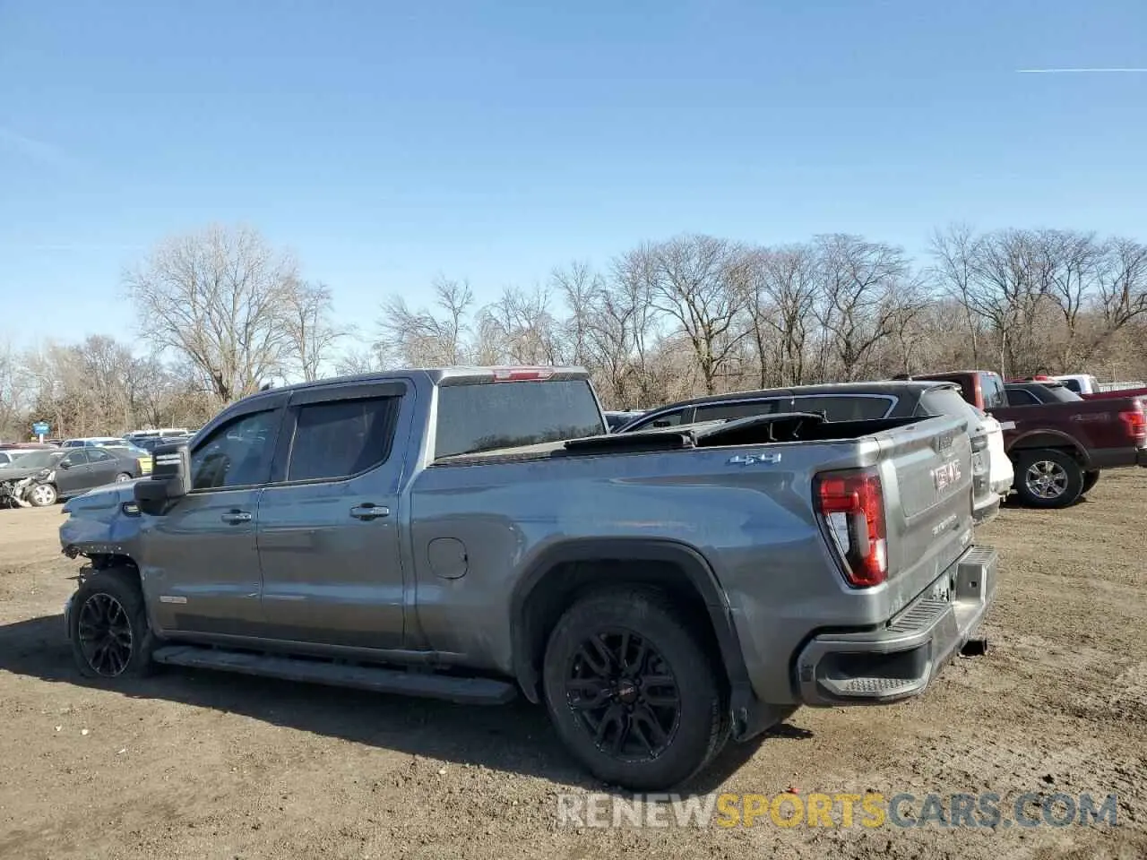 2 Photograph of a damaged car 1GTU9CET9MZ299145 GMC SIERRA 2021
