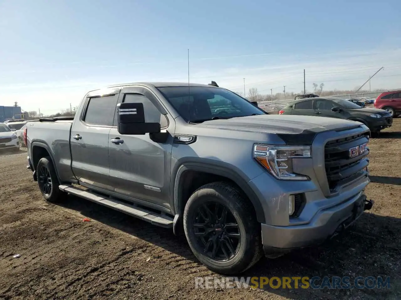 4 Photograph of a damaged car 1GTU9CET9MZ299145 GMC SIERRA 2021