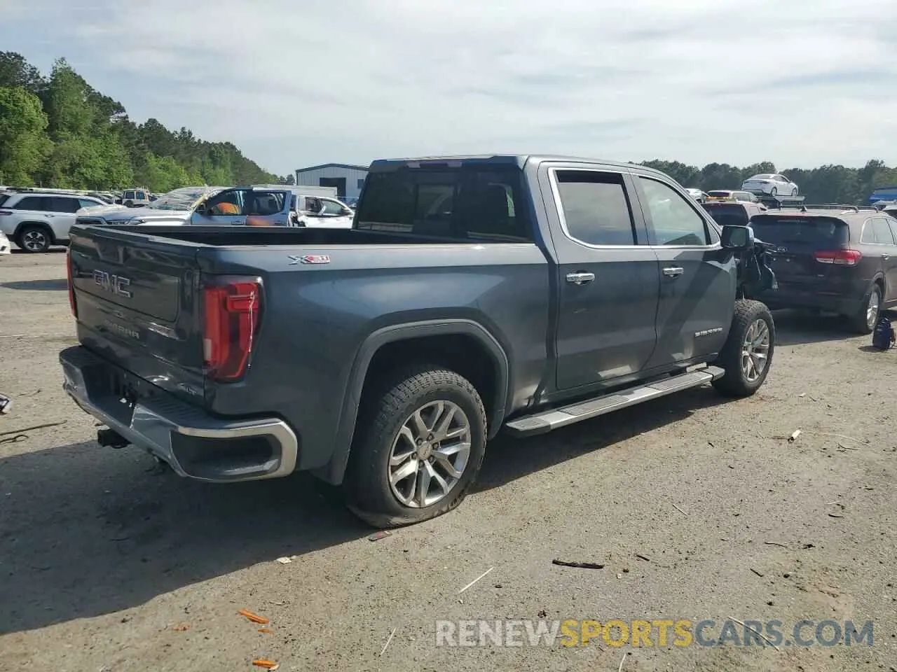 3 Photograph of a damaged car 1GTU9DED9MZ391659 GMC SIERRA 2021
