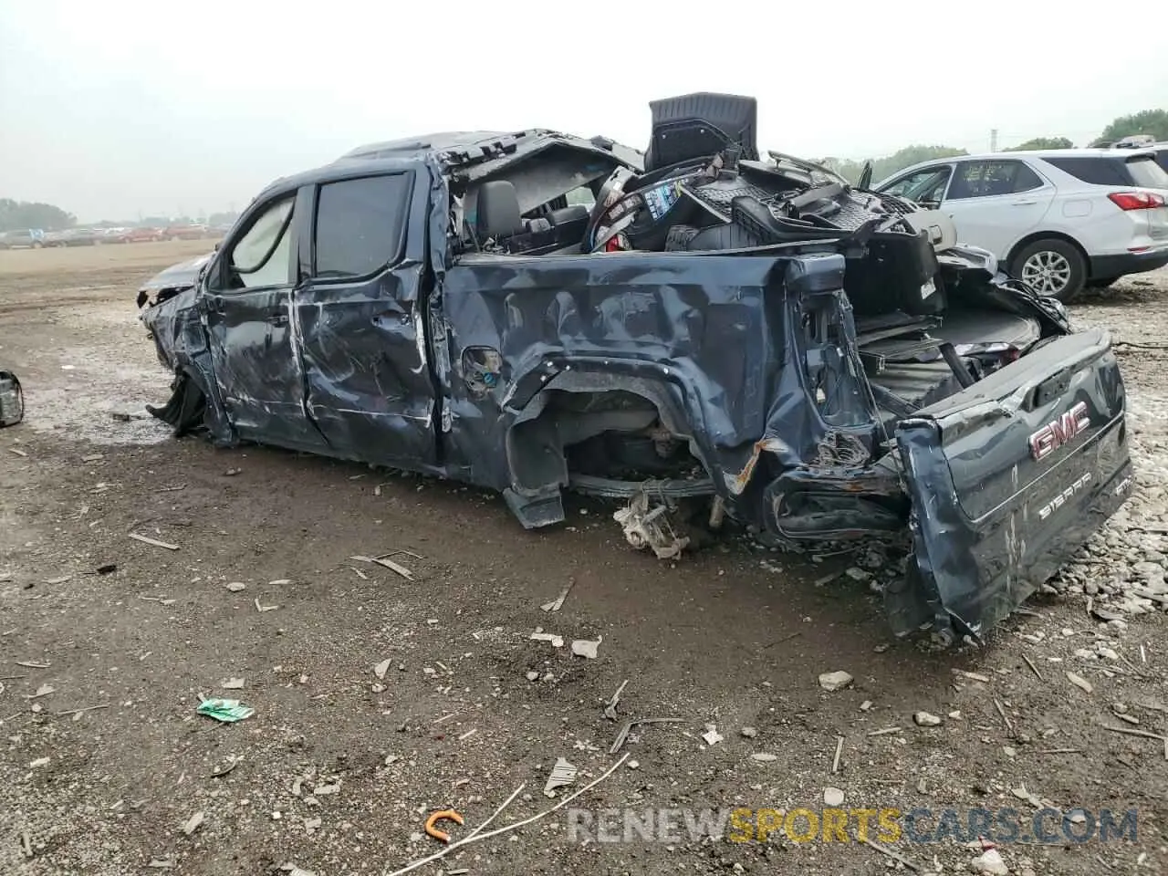 2 Photograph of a damaged car 1GTU9EETXMZ318426 GMC SIERRA 2021