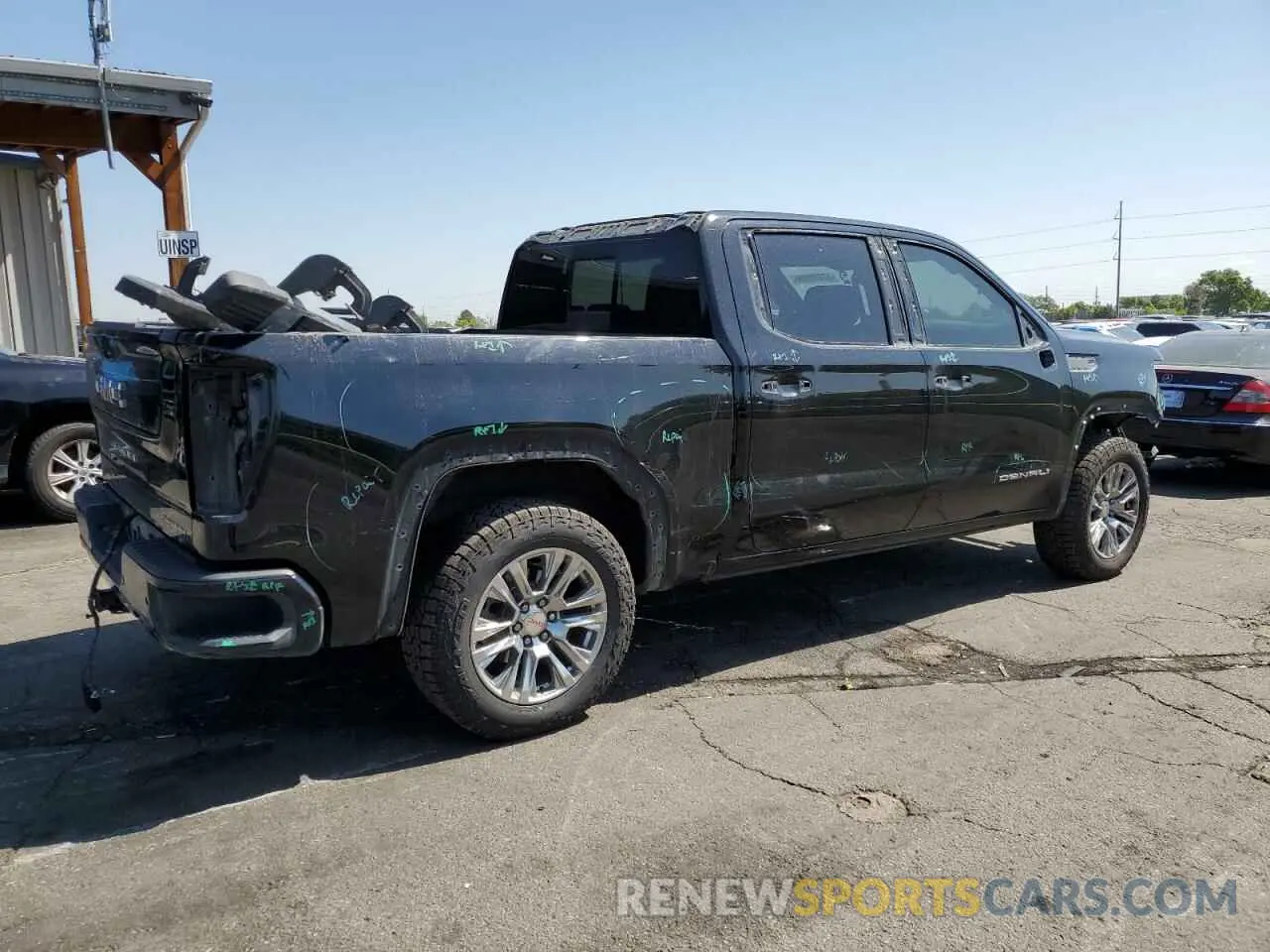 3 Photograph of a damaged car 1GTU9FED6MZ131697 GMC SIERRA 2021