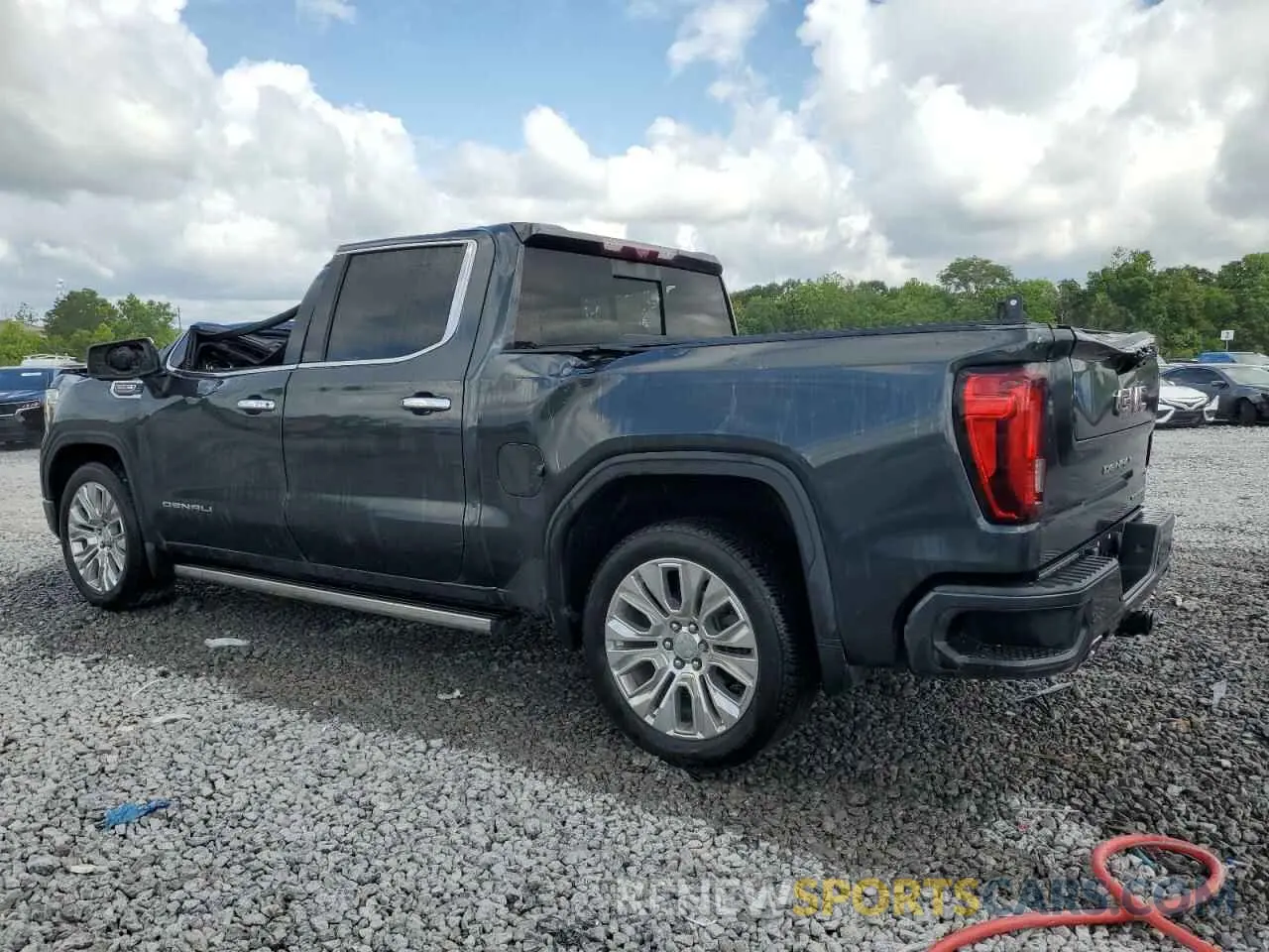 2 Photograph of a damaged car 1GTU9FEL1MZ252967 GMC SIERRA 2021