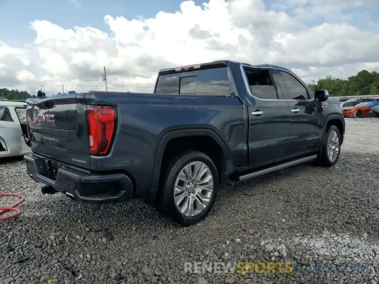 3 Photograph of a damaged car 1GTU9FEL1MZ252967 GMC SIERRA 2021
