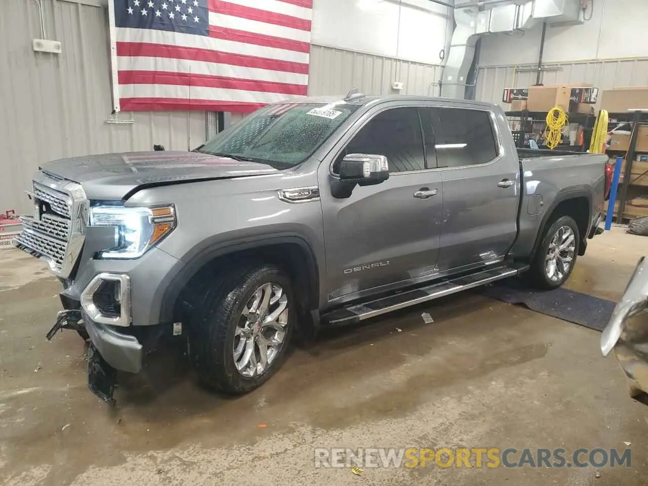 1 Photograph of a damaged car 1GTU9FEL2MZ366329 GMC SIERRA 2021