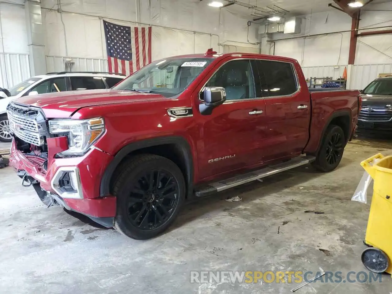 1 Photograph of a damaged car 1GTU9FET0MZ410425 GMC SIERRA 2021