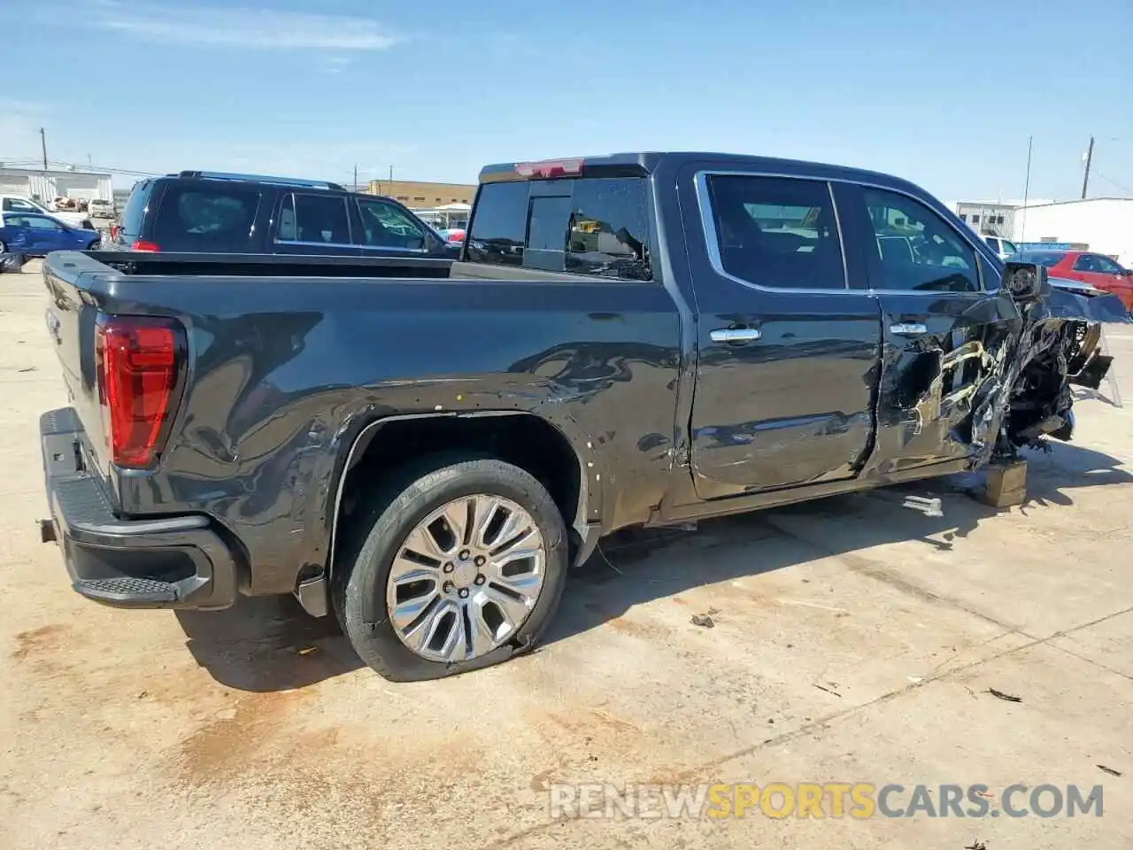 3 Photograph of a damaged car 1GTU9FET4MZ365506 GMC SIERRA 2021