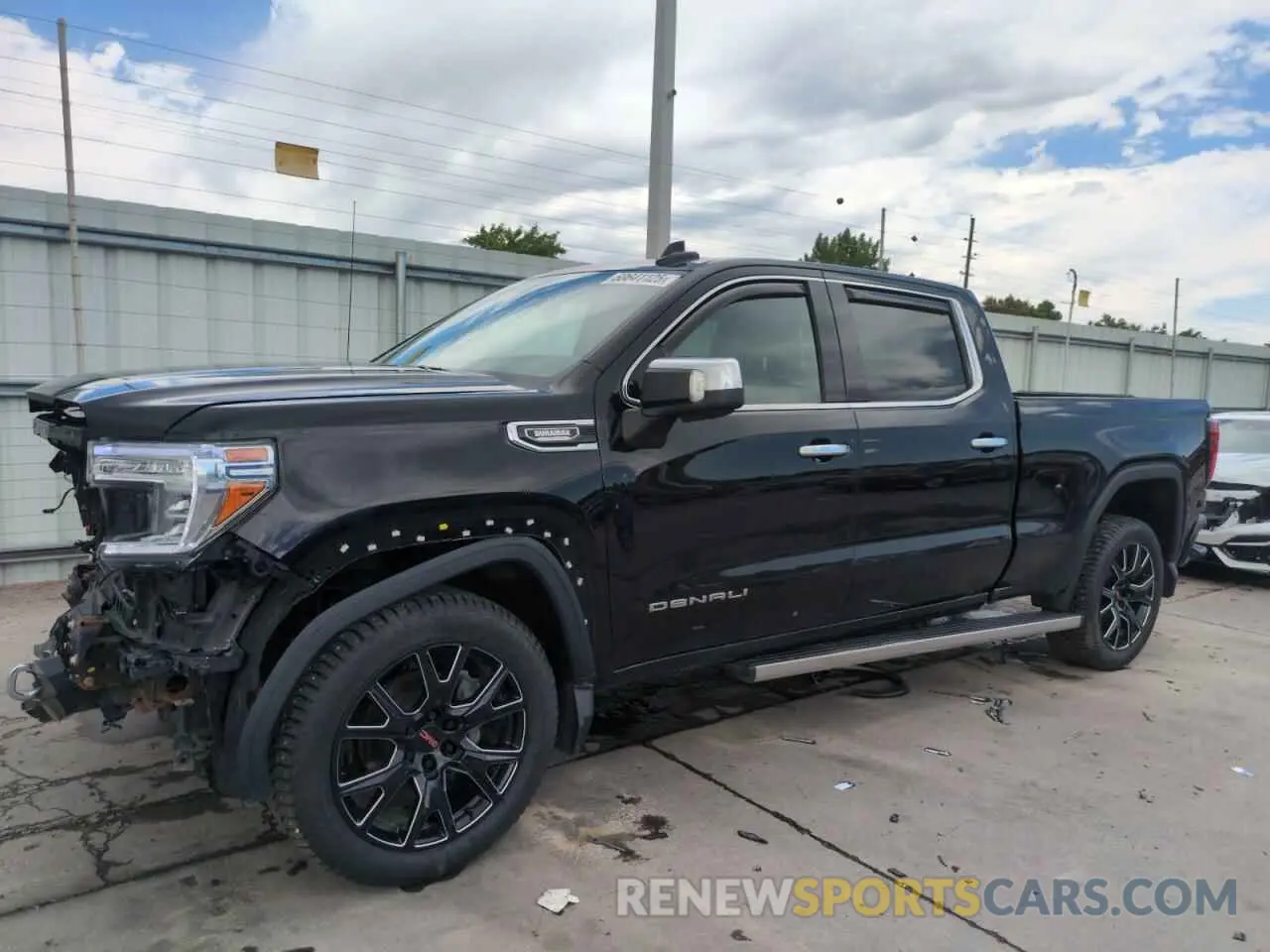 1 Photograph of a damaged car 1GTU9FET7MZ145583 GMC SIERRA 2021