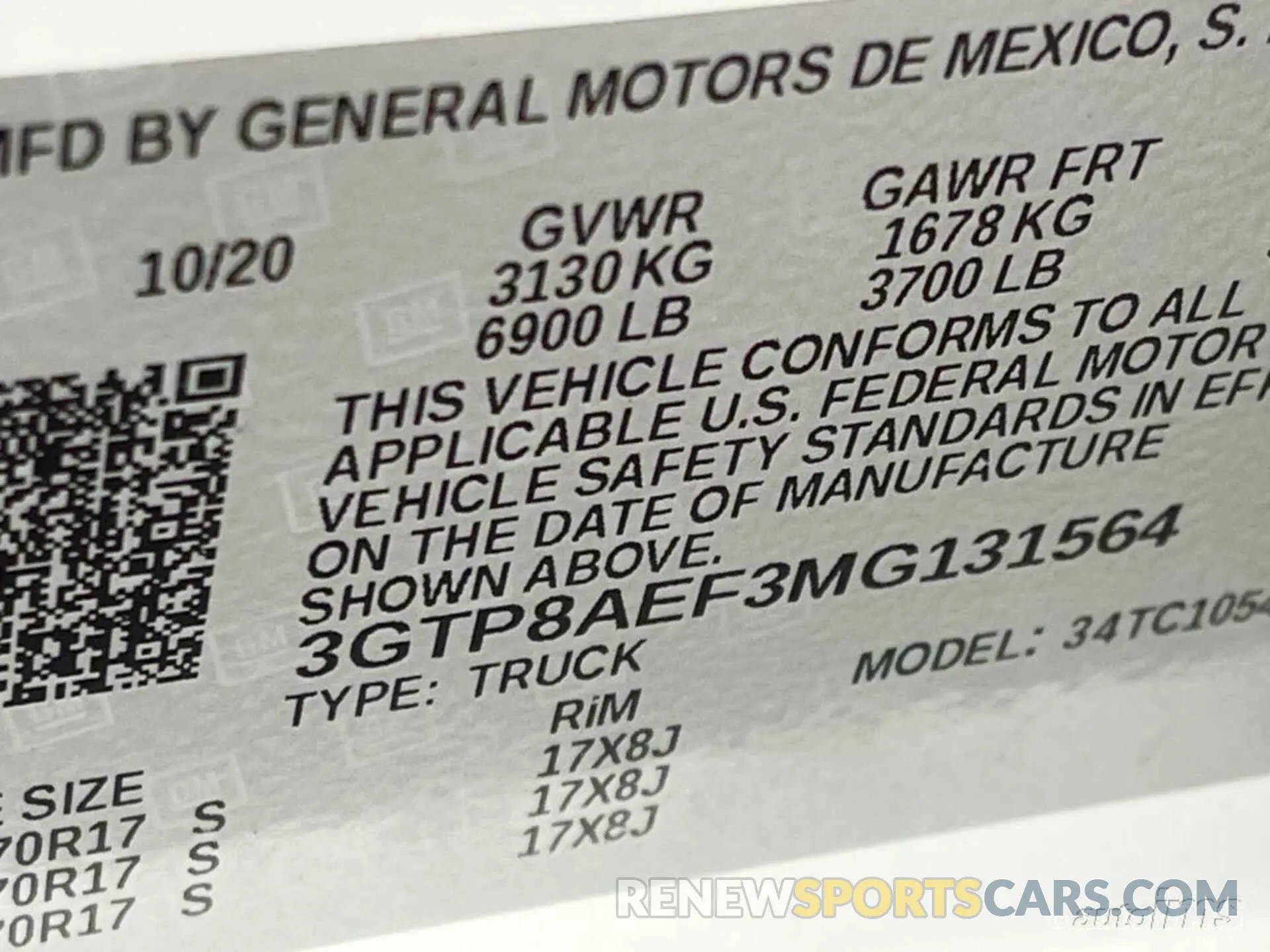 14 Photograph of a damaged car 3GTP8AEF3MG131564 GMC SIERRA 2021