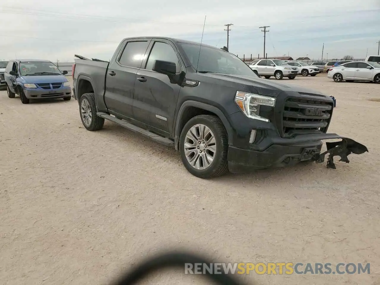 4 Photograph of a damaged car 3GTP8CED8MG291109 GMC SIERRA 2021