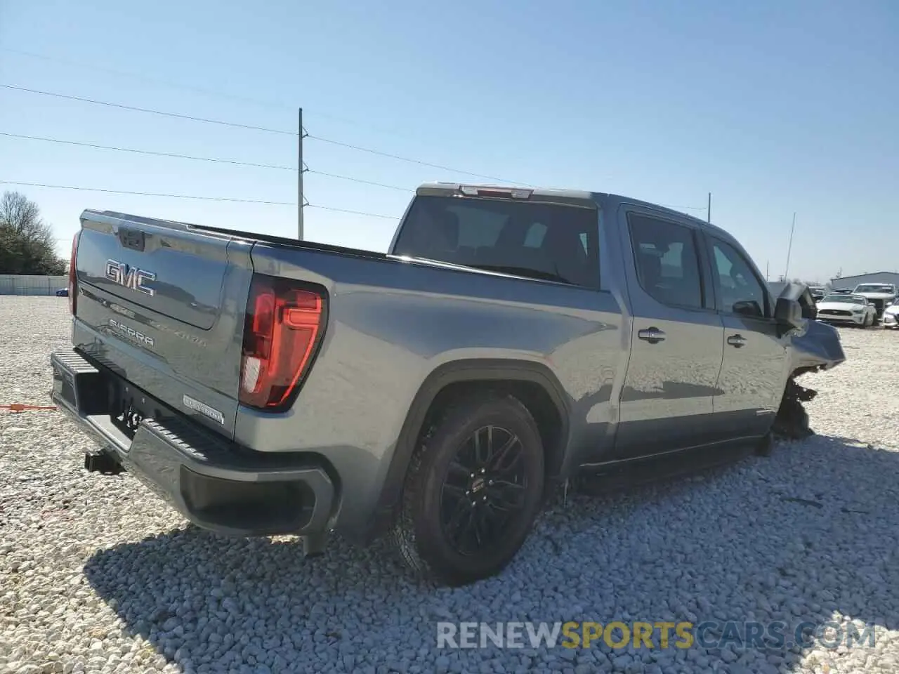 3 Photograph of a damaged car 3GTP8CEK2MG232233 GMC SIERRA 2021