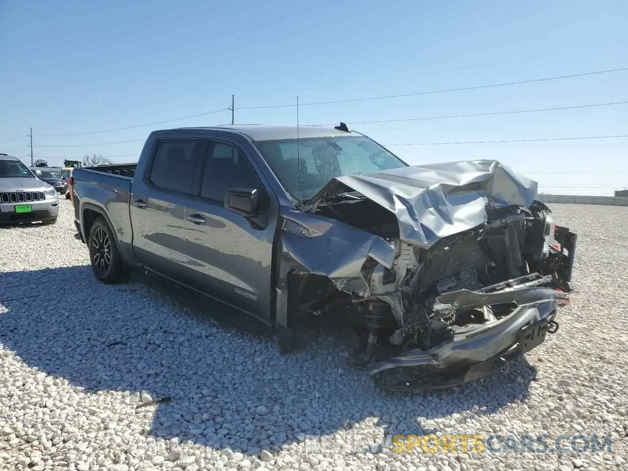 4 Photograph of a damaged car 3GTP8CEK2MG232233 GMC SIERRA 2021