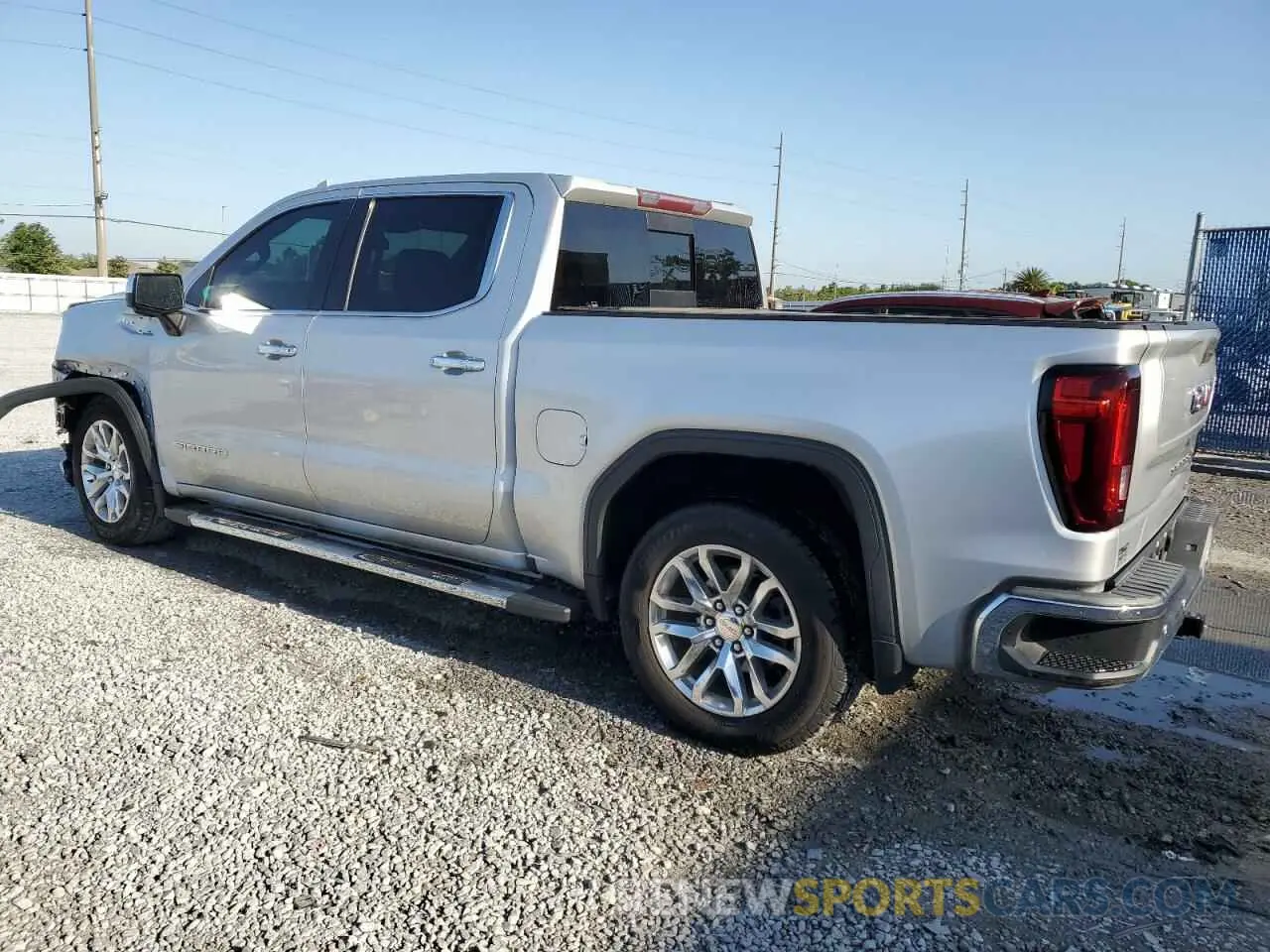 2 Photograph of a damaged car 3GTP8DED3MG257455 GMC SIERRA 2021
