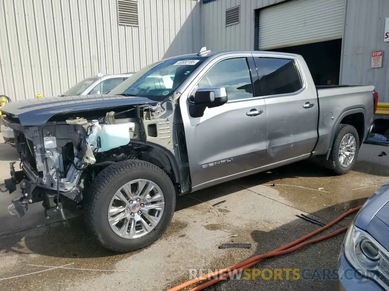 1 Photograph of a damaged car 3GTP8FED3MG372116 GMC SIERRA 2021