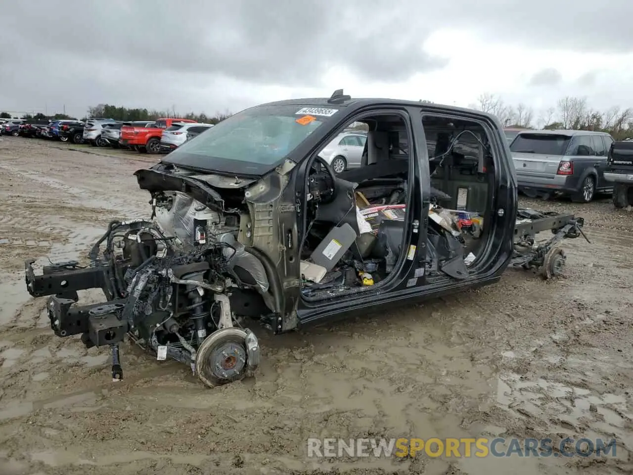 1 Photograph of a damaged car 3GTP8FED4MG350075 GMC SIERRA 2021