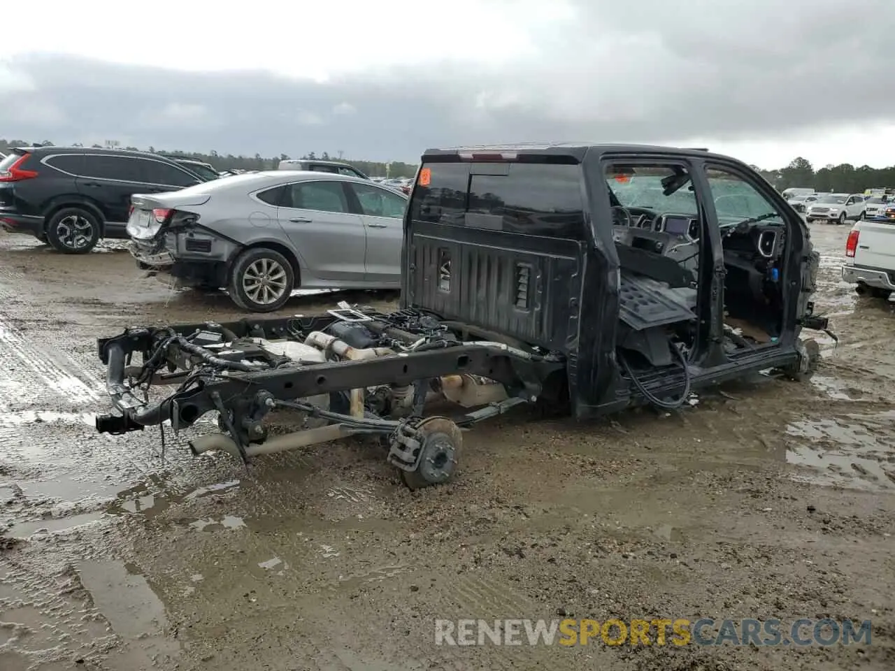 3 Photograph of a damaged car 3GTP8FED4MG350075 GMC SIERRA 2021
