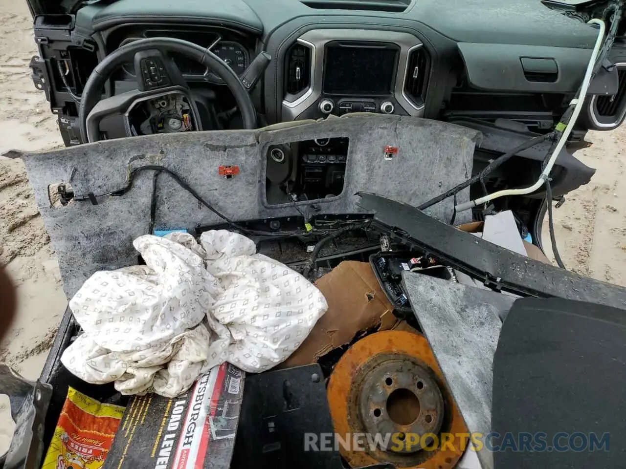 8 Photograph of a damaged car 3GTP8FED4MG350075 GMC SIERRA 2021