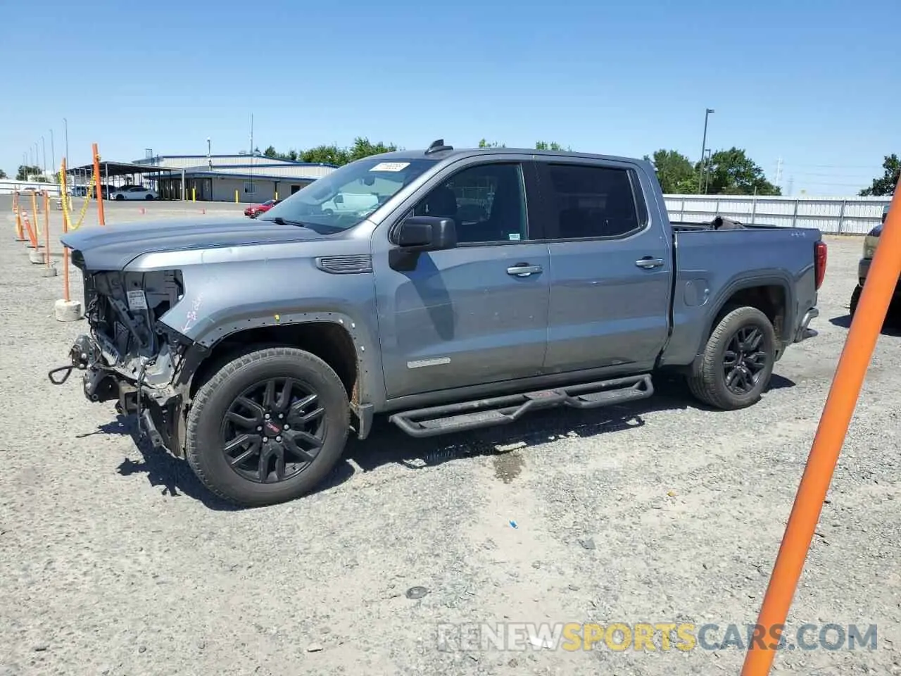 1 Photograph of a damaged car 3GTP9CEK3MG301203 GMC SIERRA 2021
