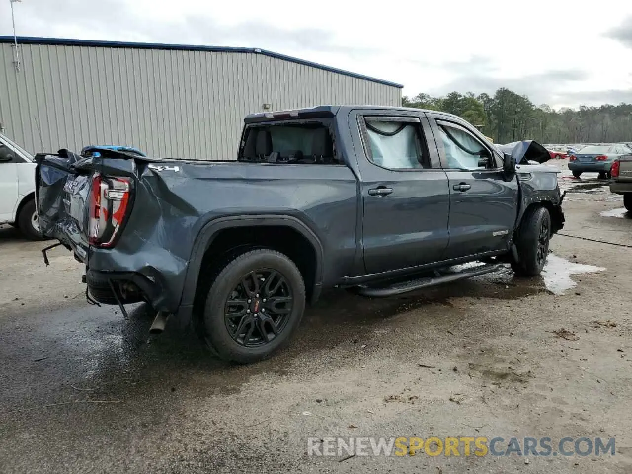 3 Photograph of a damaged car 3GTP9CEK5MG174227 GMC SIERRA 2021