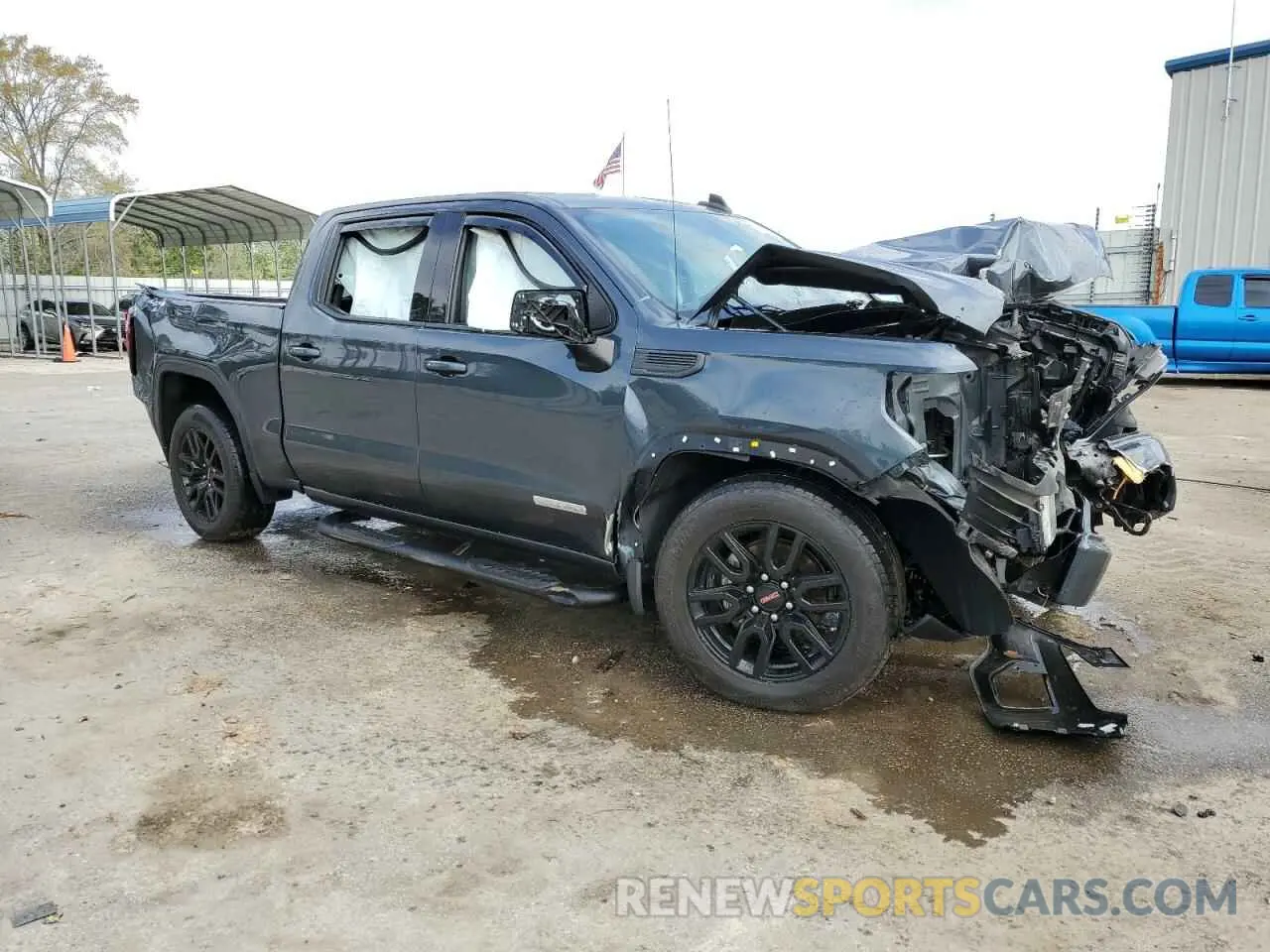 4 Photograph of a damaged car 3GTP9CEK5MG174227 GMC SIERRA 2021