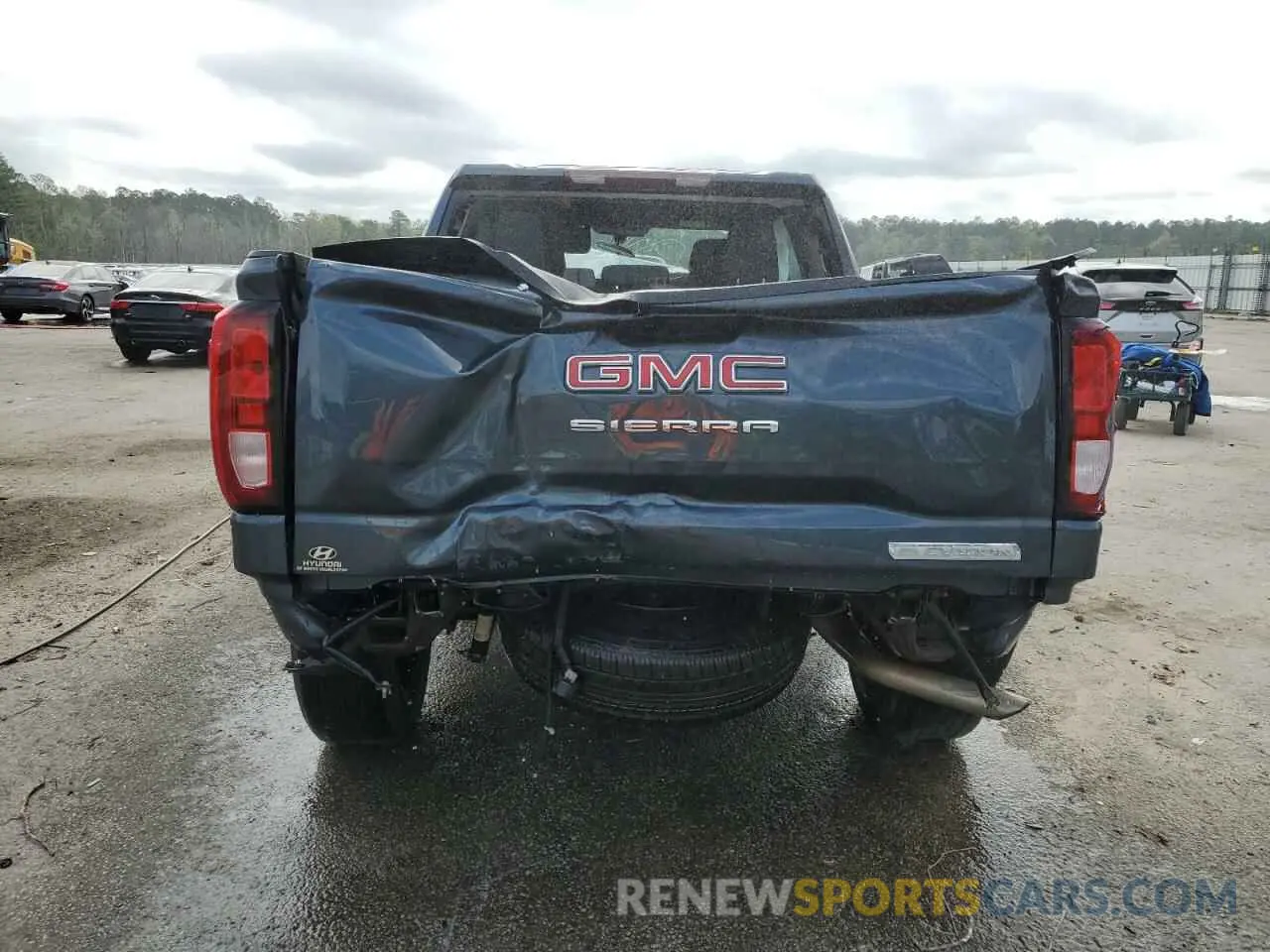 6 Photograph of a damaged car 3GTP9CEK5MG174227 GMC SIERRA 2021
