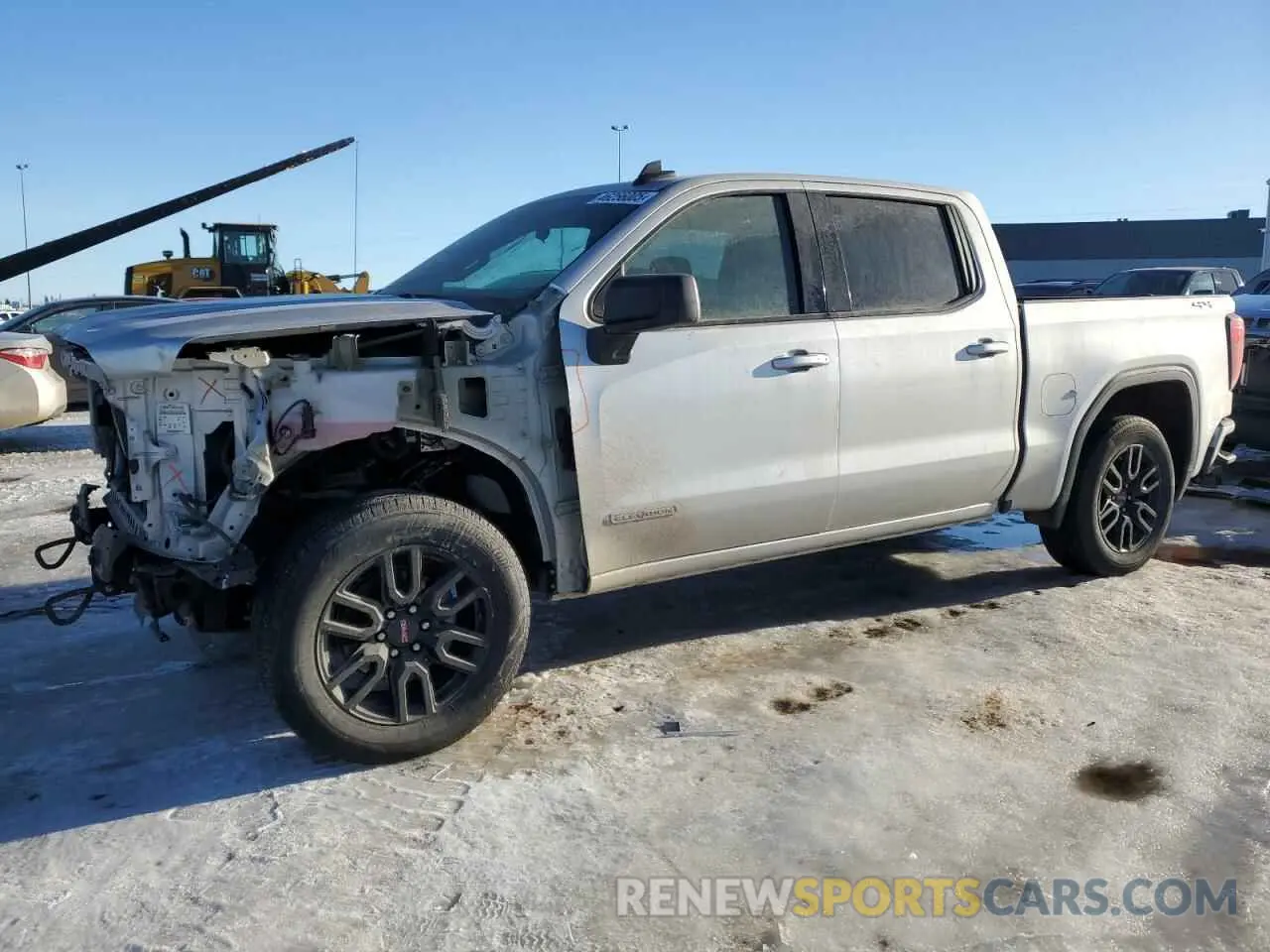 1 Photograph of a damaged car 3GTP9CEK8MG466938 GMC SIERRA 2021